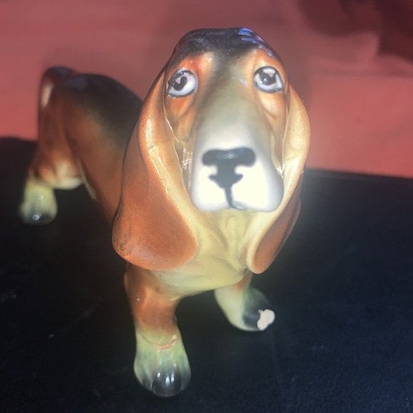 Vintage Mid Century Bassett Hound Figurine…needs some love.. - Picture 7 of 8
